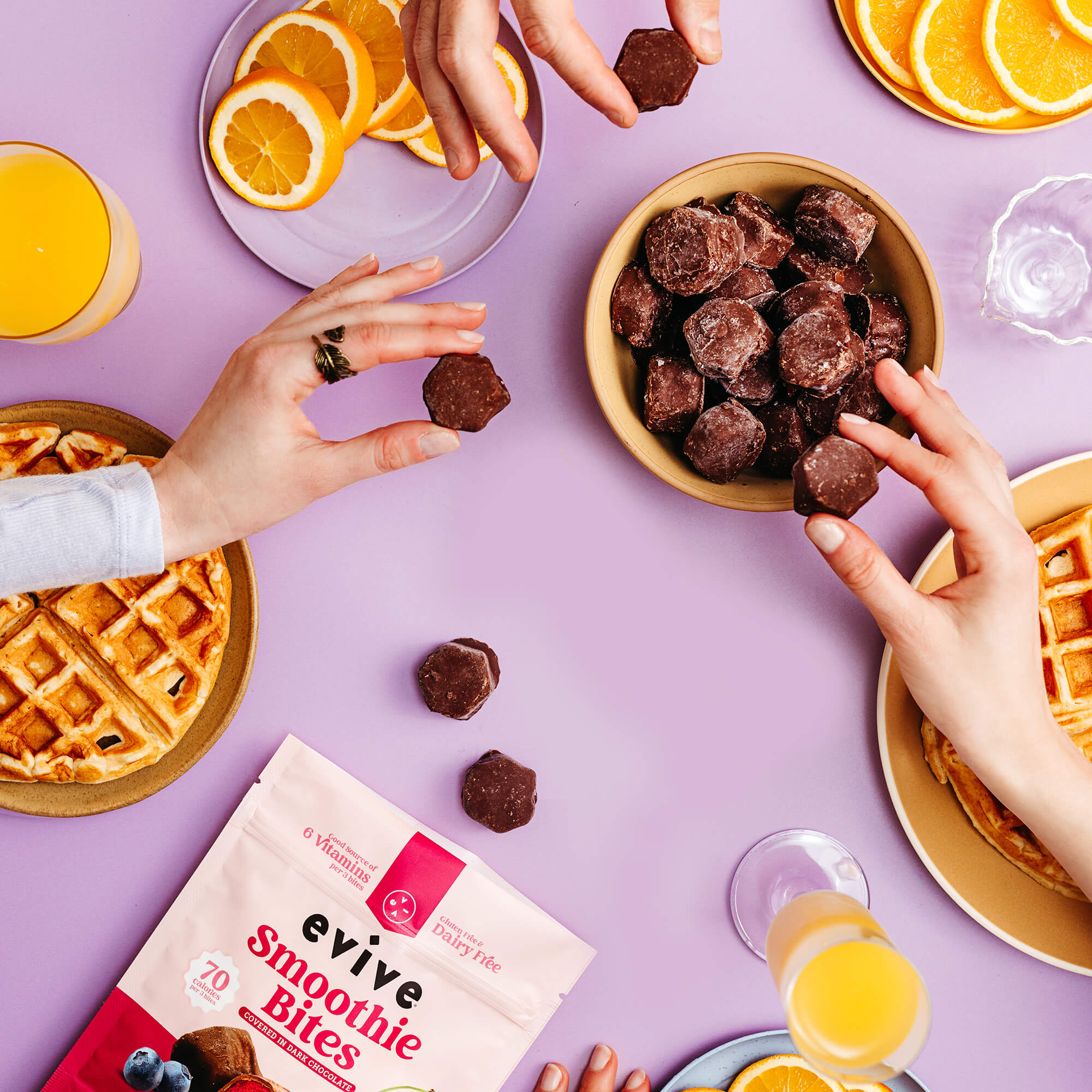 12 Smoothie Bites Framboise, Fraise, Pitaya - Promo - Bites nutritionnel d'Evive - BIT - RASPBERRYCR