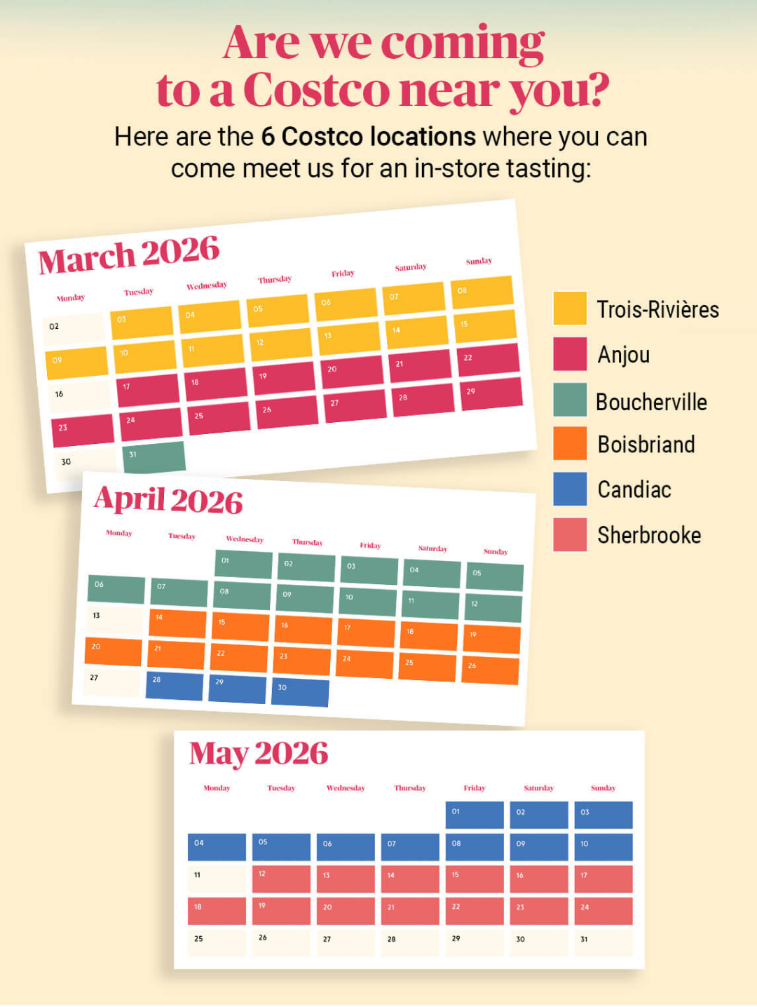 Trio Roadshow Costco