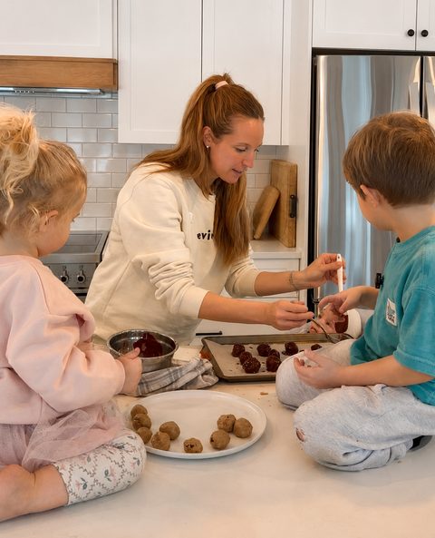 Bouchées à la pâte à biscuit protéinées (sans cuisson)