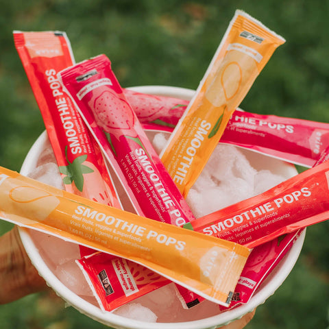 5 Smoothie POPS Fraise Mangue - Promo - smoothie - pop nutritionnel d'Evive - 