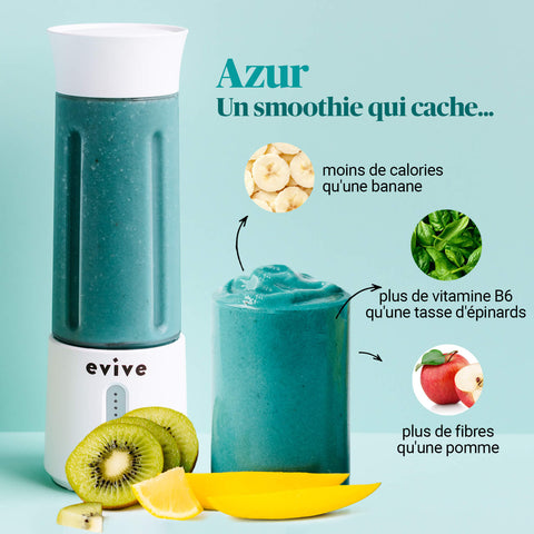 Azur - smoothie nutritionnel d'Evive - 