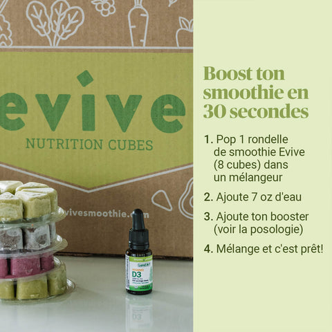 Booster Défense (D3) - Vitamins nutritionnel d'Evive - 