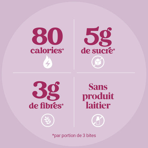 12 Smoothie Bites Bleuet, Cerise, Açaï - Promo