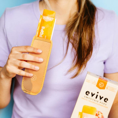 Manchon pour smoothie Pops - Jaune (Promo) - promo nutritionnel d'Evive - PRI - POPHOLDERYELLOW