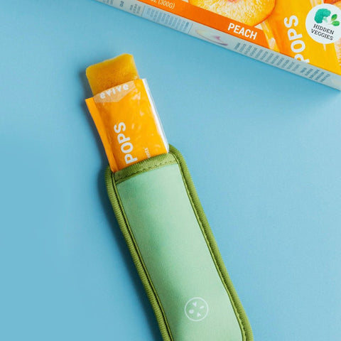 Manchon pour smoothie Pops - Vert - promo nutritionnel d'Evive - PRI - POPHOLDERGREEN_