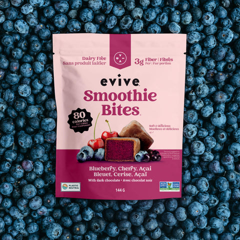 12 Smoothie Bites Bleuet, Cerise, Açaï - Promo