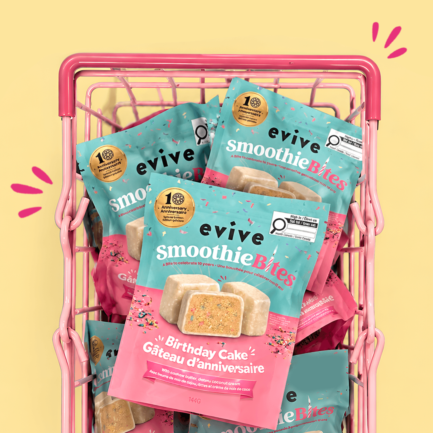 Smoothie Bites Gâteau d'anniversaire