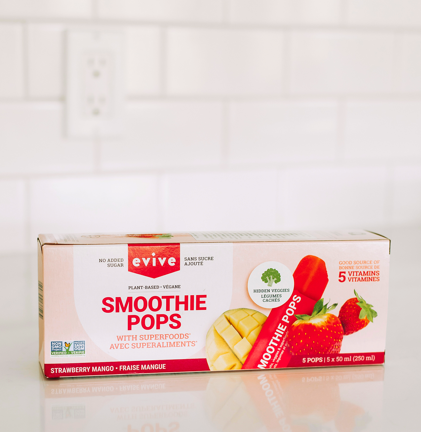 Boîte de 5 Smoothie POPS Fraise Mangue