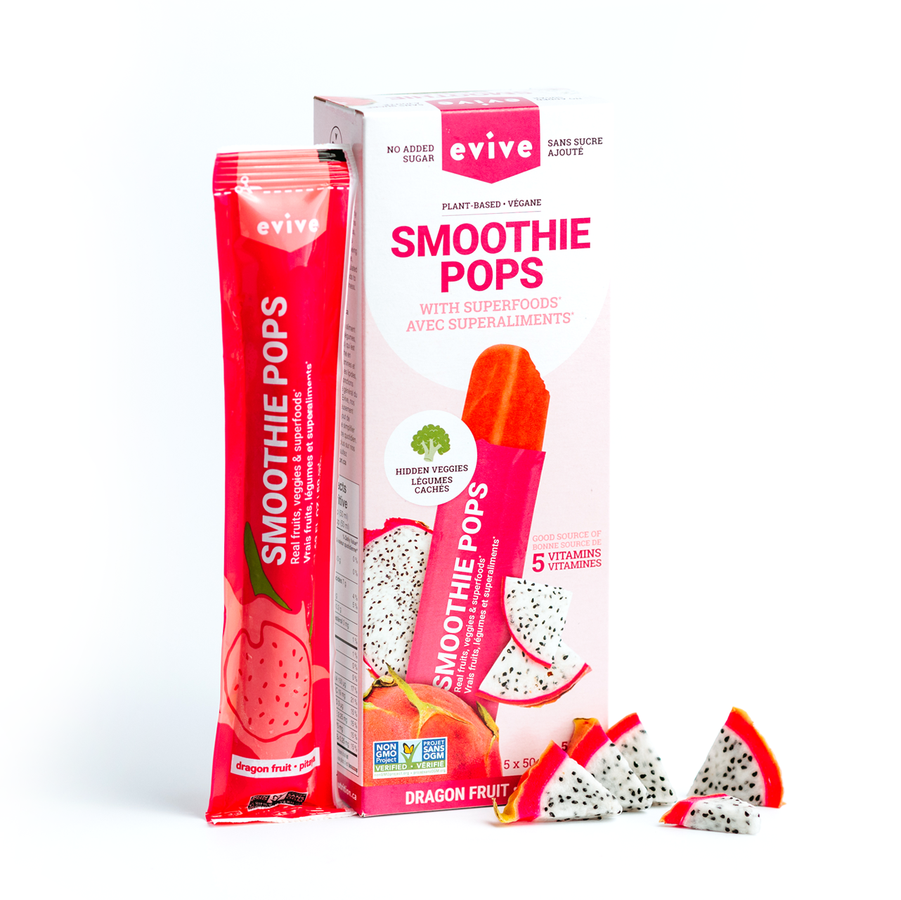 Boîte de 5 Smoothie POPS Pitaya