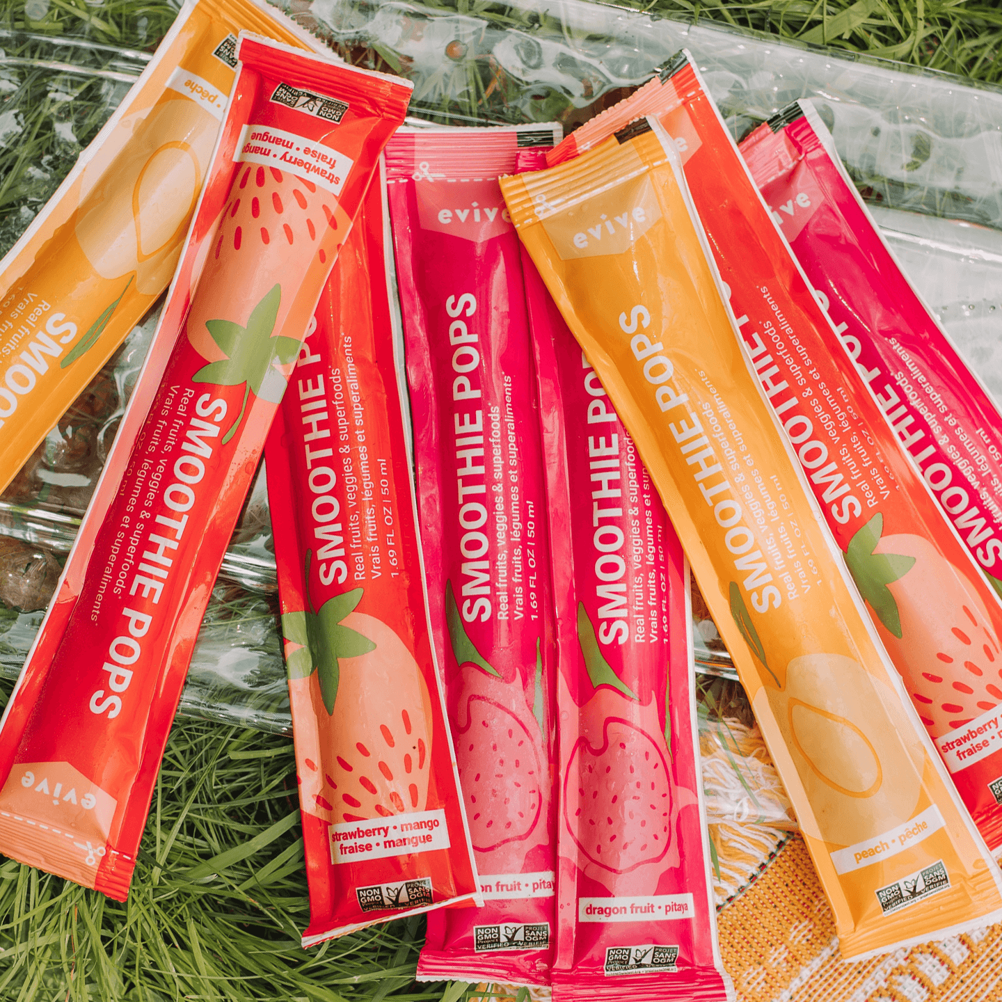Smoothie POPS Pêche - smoothie - pop nutritionnel d'Evive - 