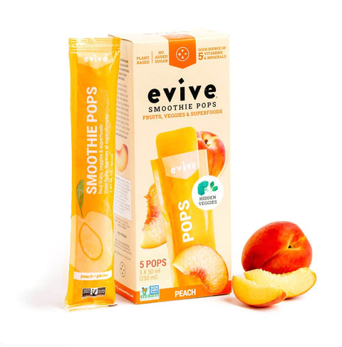 Smoothie POPS Pêche - smoothie - pop nutritionnel d'Evive - 